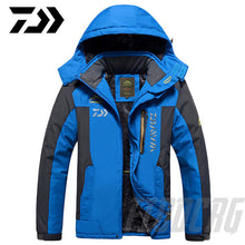 Load image into Gallery viewer, DAIWA Fishing Clothing Winter Autumn Winter Waterproof Warm Fishing Jackets Men Fleece Thick Outdoor Fishing Shirts M-8XL