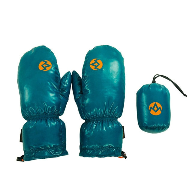 Bicycle Bike Glove Full Finger Cycling Aegismax Gloves Windproof Goose Down Outdoor Camping Hiking Children Kids / Adults Glove